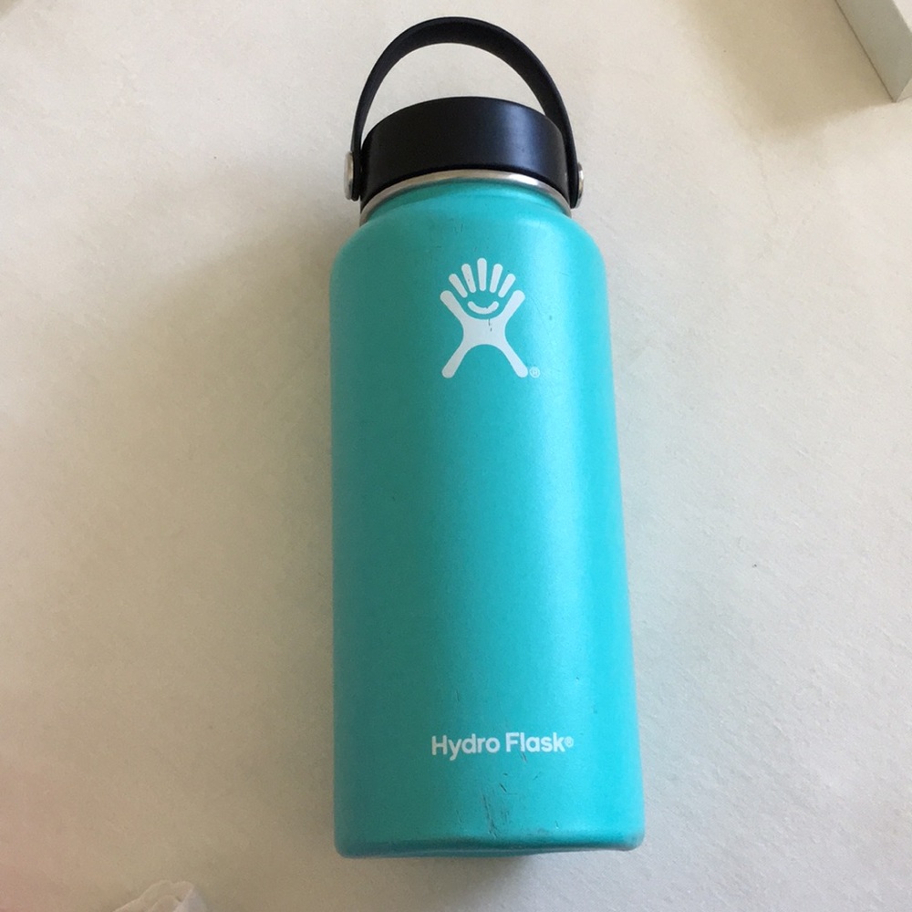 Turquoise 32 Oz Hydroflask (wide mouth)